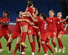 加拿大女足国家队准备迎战强敌